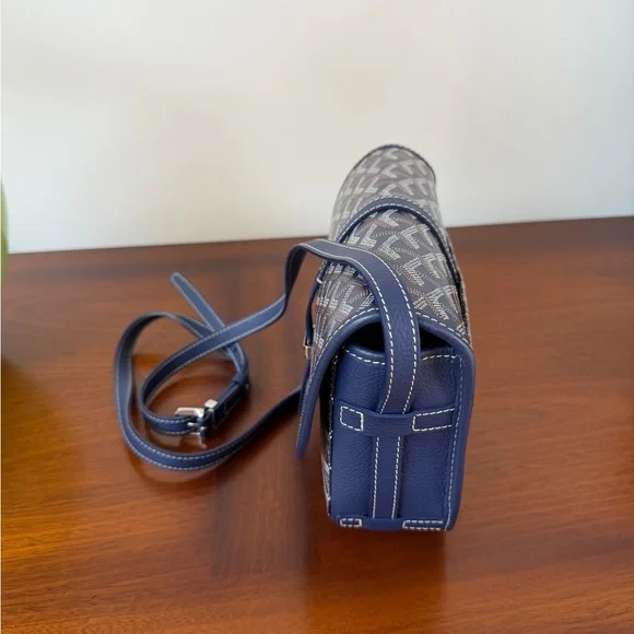 Goyard Navy Blue Belvedere PM Bag - Picture 3 of 10